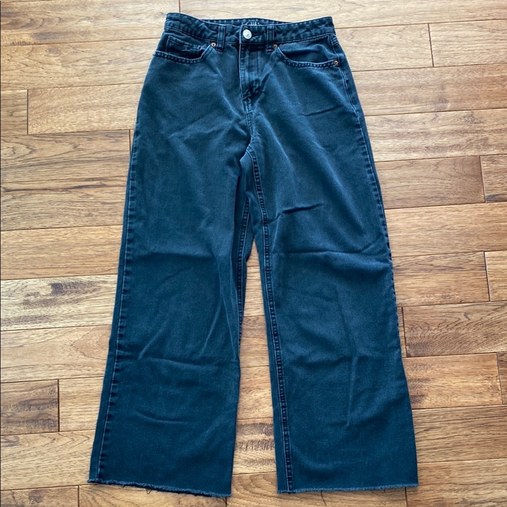 #bemore Rewash Black Flare Wide Leg Jeans